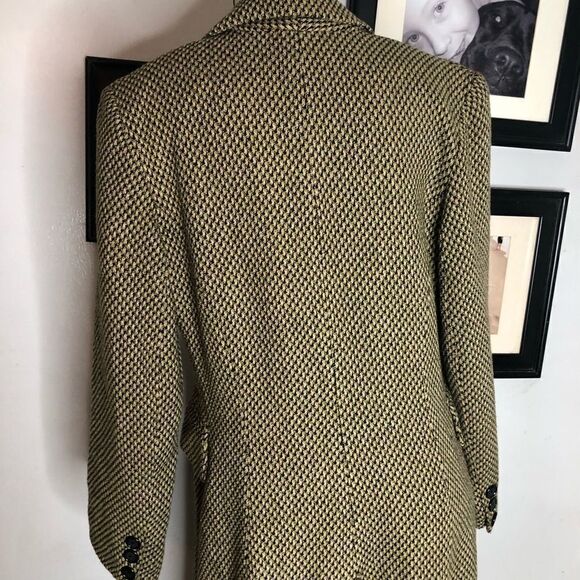 Vintage Pat McDonagh Tweed Wool Women’s Long Dress Coat 8 Medium - Picture 6 of 14